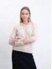 Brimmy beige merino wool cardigan