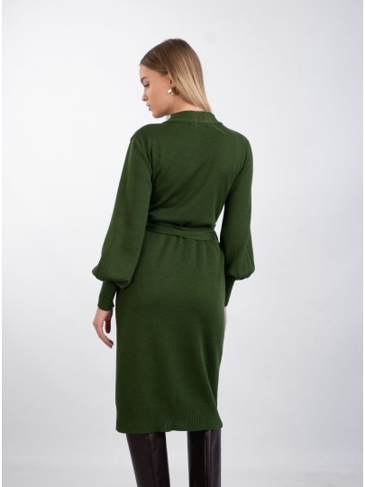 BRITTY dark green dress