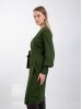 BRITTY dark green dress