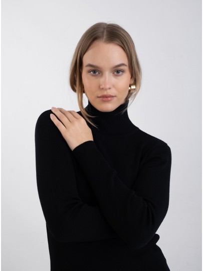 Black merino sweater Belle