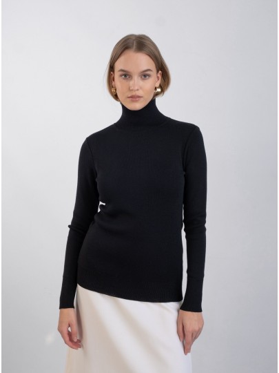Black merino sweater Belle