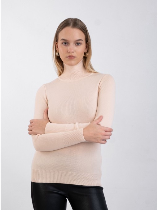 BELLE merino wool sweater in light beige