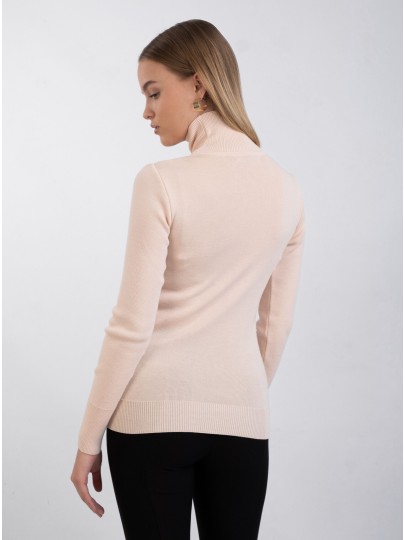 BELLE merino wool sweater in light beige