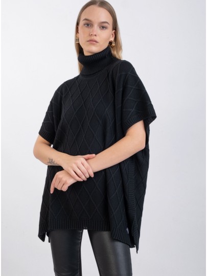 MIINA merino wool pontso black