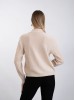 Sillen light beige merino wool sweater