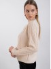 Sillen light beige merino wool sweater