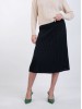 Annaliis 70 black merino wool skirt