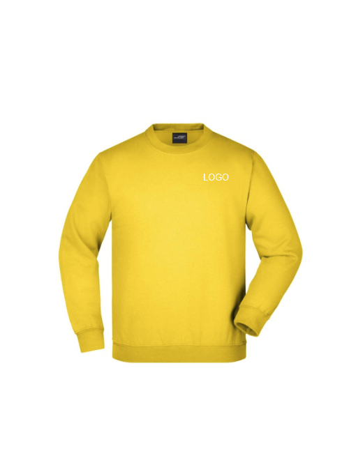 Round Sweat Heavy Junior / Sun yellow