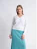 Moona white merino wool sweater