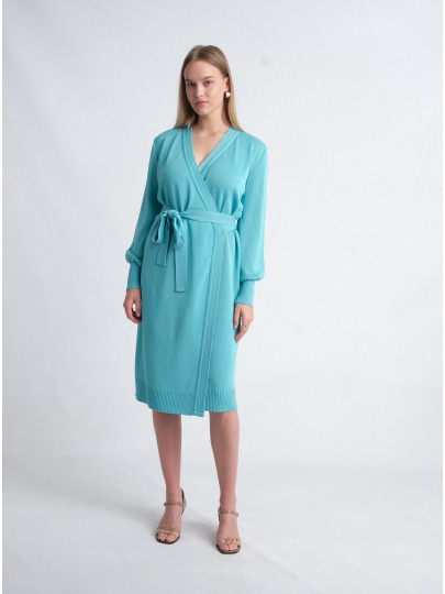 Brittyh turquoise gingham dress