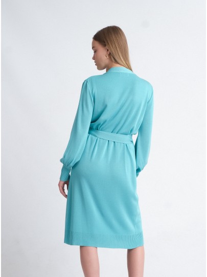 Brittyh turquoise gingham dress