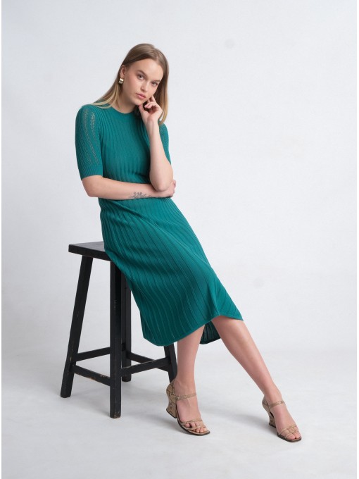 MALVY sea green dress