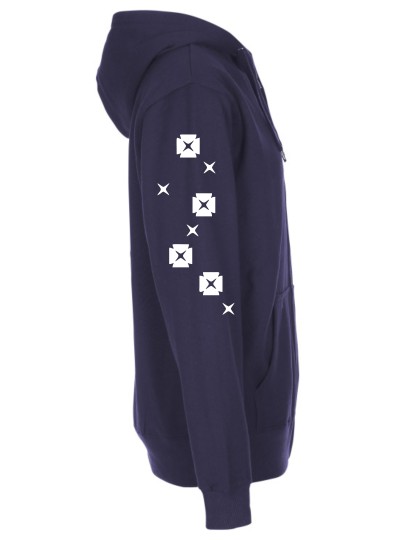 copy of Hooded zip sweat ST722 / Blue navy