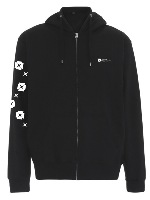 TORG Hooded zip sweat ST722 Design 1/ Black
