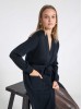 Ilmelik navy blue merino cardigan