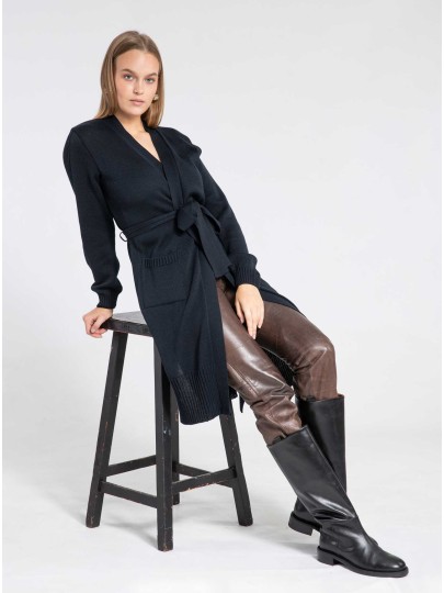 Ilmelik meriinovillane öösinine kardigan