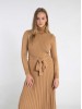 Balen beige merino wool dress