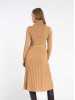 Balen beige merino wool dress