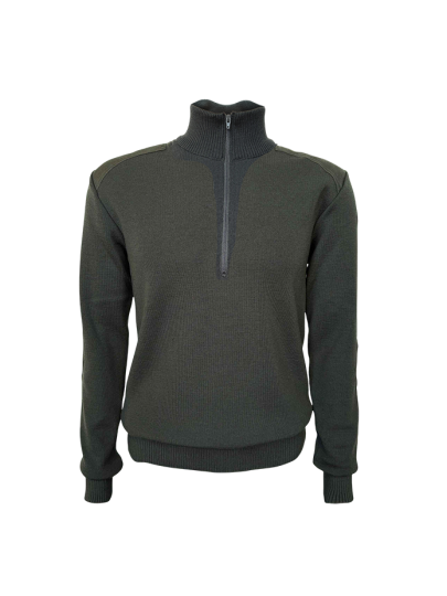 M-55 Men’s High-Neck Short Zipper Sweater