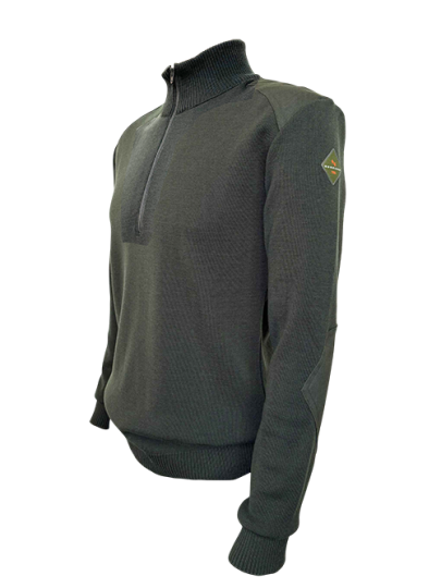 M-56 Meeste kõrge kaelusega lühikese lukuga sviiter