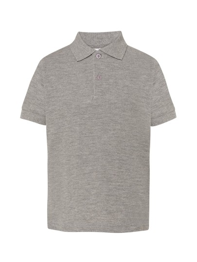 Laste polosärk sirge lõige / Grey-melange
