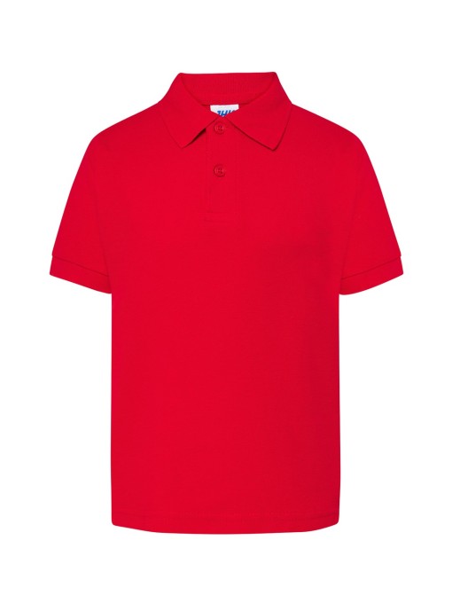 Children's Polo straight cut / Red