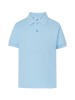 Children's Polo straight cut / Sky-blue