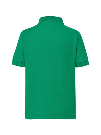 Children's Polo straight cut /Kelly-green