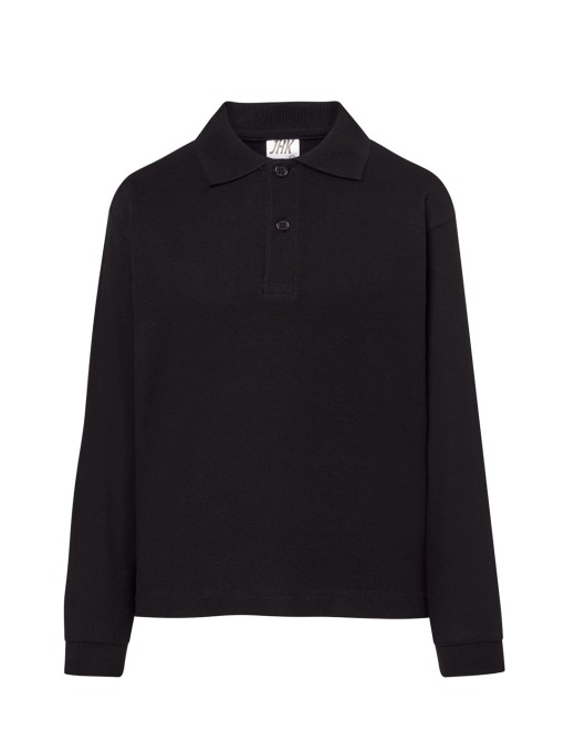 Laste pikkade varrukaga polosärk PKID210LS /Black