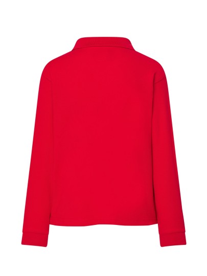 Laste pika varrukaga polosärk sirge lõige / Red
