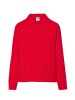 Children's Polo long sleeve straight cut / Red