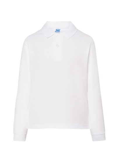 Laste pikkade varrukaga polosärk PKID210LS /White