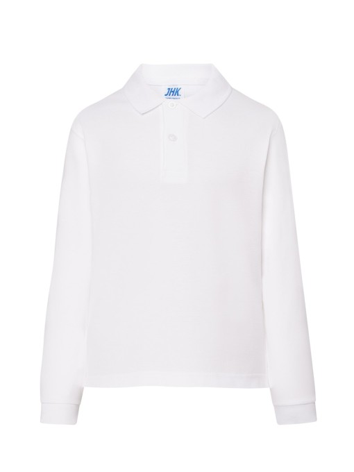 Laste pikkade varrukaga polosärk PKID210LS /White