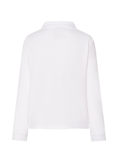 Children's Polo with long sleeves PKID210LS /White
