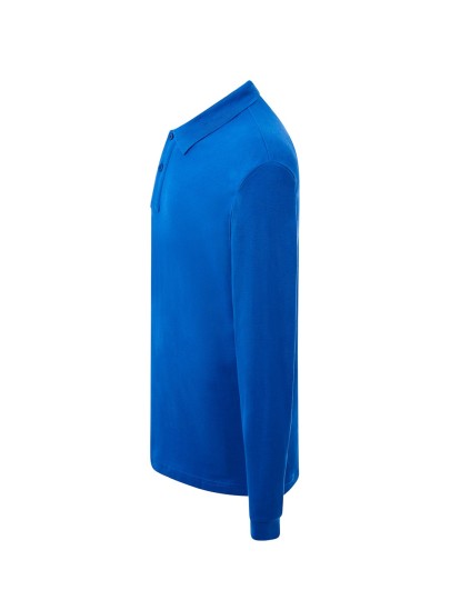 Laste pika varrukaga polosärk sirge lõige / Royal-blue