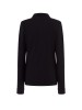 Ladies´polo with long sleeves / Black