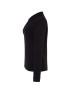 Ladies´polo with long sleeves / Black