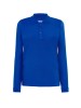 Polo shirt with long sleeves for women /Royal