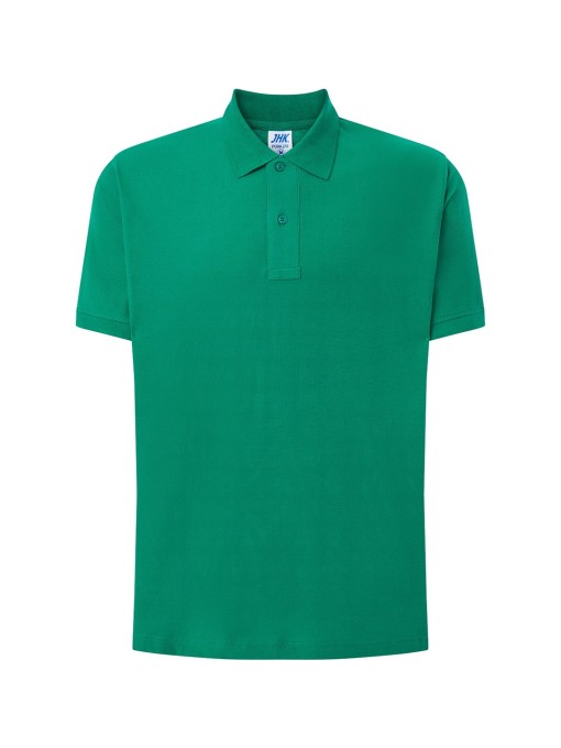 Polo shirt for young men / Kelly-green