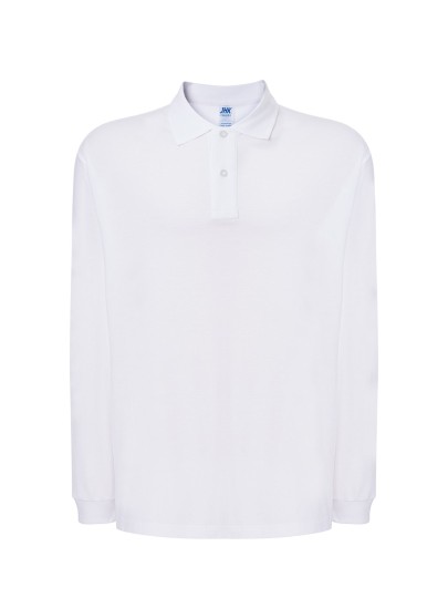 Noormeeste ja meeste pikkade varrukatega polosärk PORA210LS /White