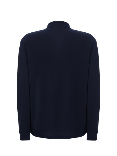 Polo shirt with long sleeves for men / Navy