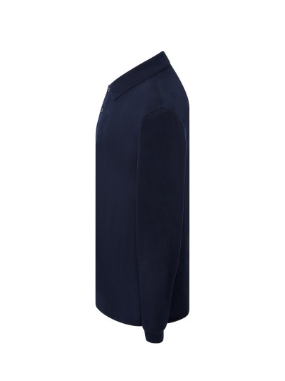 Polo shirt with long sleeves for men / Navy