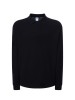 Polo shirt with long sleeves for men / Black