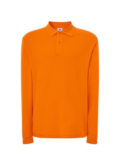 Noormeeste pika varrukaga polosärk / Orange