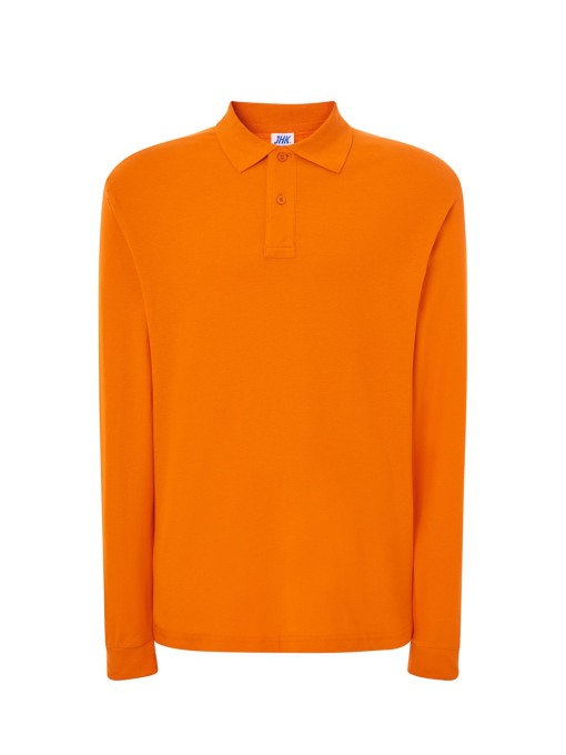 Noormeeste pika varrukaga polosärk / Orange