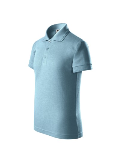 Laste kitsalõikeline polosärk / Sky-blue