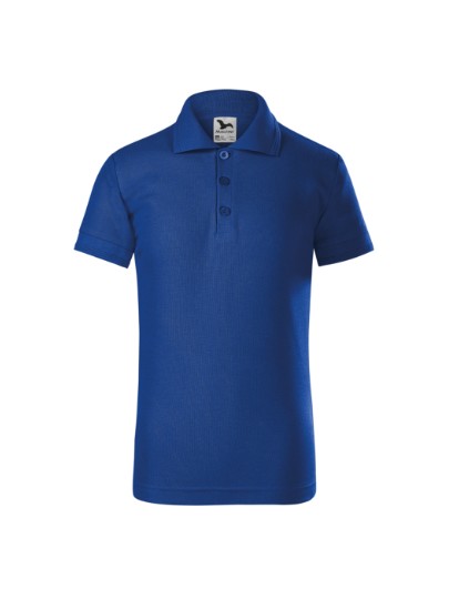 Laste kitsalõikeline polosärk 222 sinine / Royal-blue