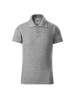 Children's Polo slim fit / Dark grey melange
