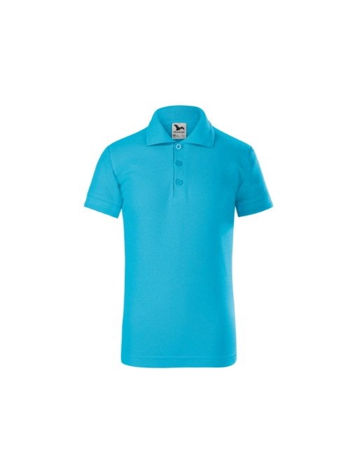 Children's Polo slim fit / Blue atoll