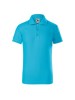 Children's Polo slim fit / Blue atoll